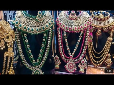 Bridal jewellery collection at Gausia market 2022 | Pakisthani kundon.indian joypuri jewellery