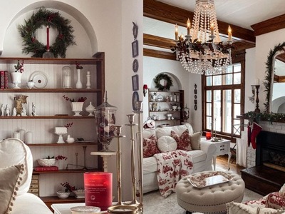 Christmas Home Tour : Tour this 1800's Thrifty Home With Christmas Decorating Ideas You Will Love!