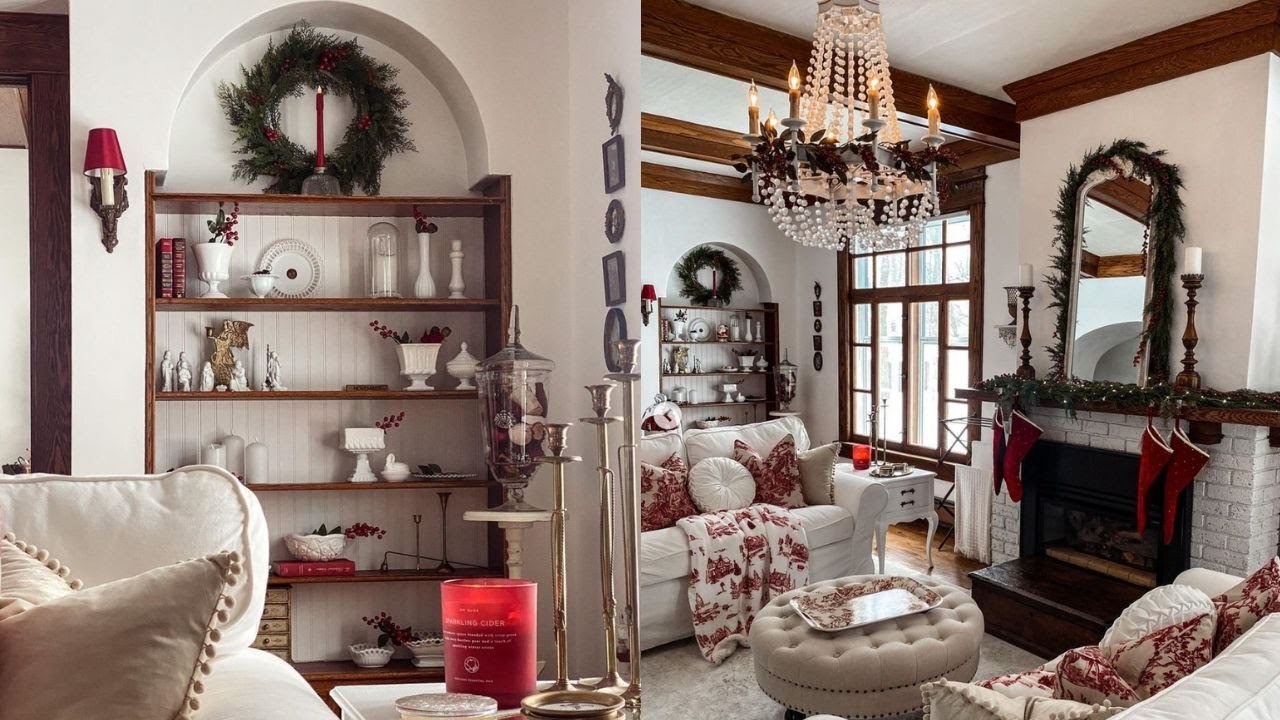 Christmas Home Tour : Tour this 1800's Thrifty Home With Christmas Decorating Ideas You Will Love!