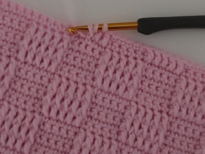 ????????ÇOK KOLAY TIĞ İŞİ BEBEK BATTANİYESİ ÖRGÜ MODELİ - Easy crochet baby blanket - ÖRGÜ BATTANİYE