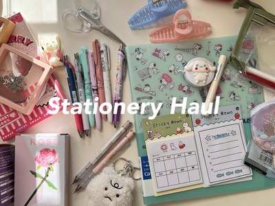 ???? cute stationery haul w. stationery pal | puzzles, accessories, and more