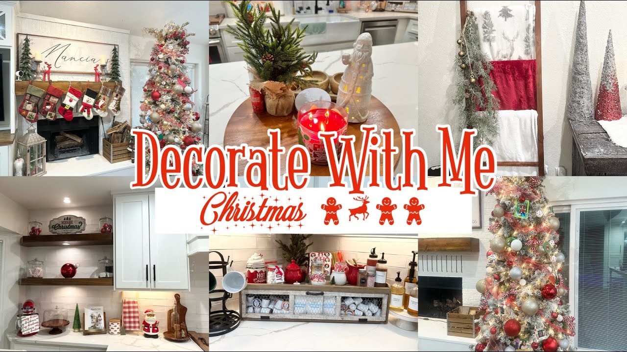 DECORATE WITH ME|CHRISTMAS 2022|KITCHEN & LIVING ROOM|@MRSJESSI