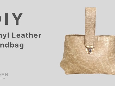 DIY HANDBAG | How to sew vinyl leather handbag