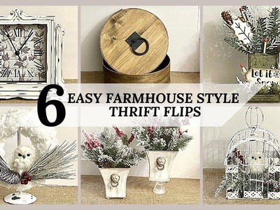 Easy Farmhouse Style Thrift Flips You Must See