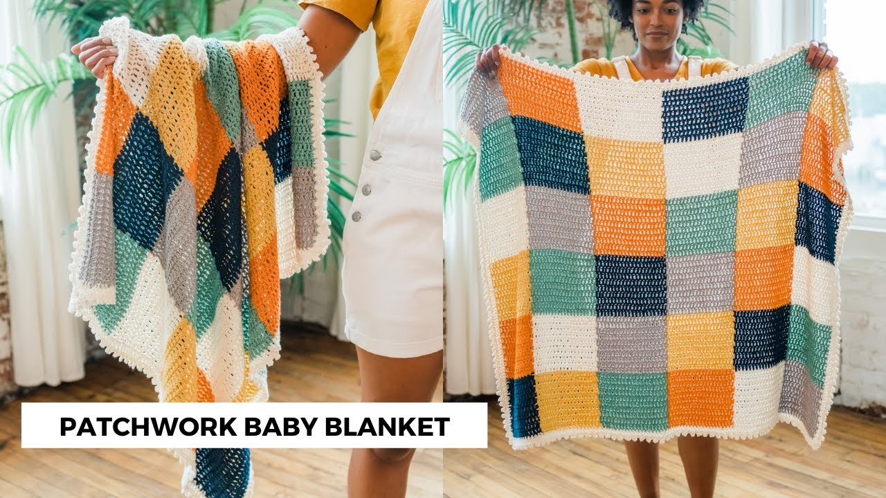 EASY PEASY Crochet Baby Blanket for Beginners, FREE PATTERN + TUTORIAL VIDEO | QUINN BLANKET