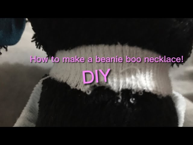 How to make a beanie boo necklace! | DIY | Cuddly Boos