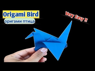 How to make Paper Bird Easy | Origami Bird Easy Flapping Wings | Easy Origami Step by Step