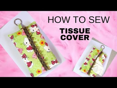 How to sew a simple easy travelling tissue cover very fast