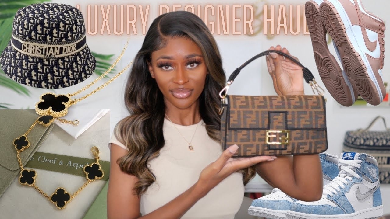 HUGE  LUXURY DESIGNER HAUL | How To Look Expensive On A Budget | Handbags, Shoes & More