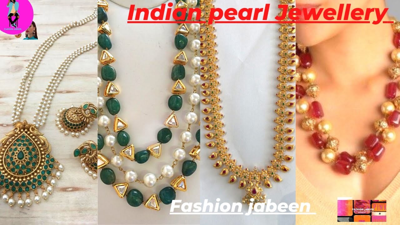 Indian pearl jewellery designs catalogue | bridal jewellery | etsy