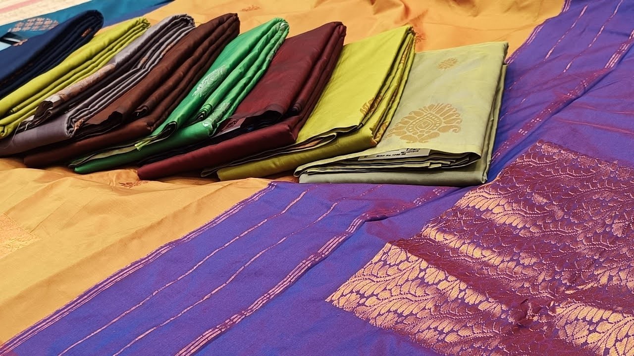Kanchipuram Wedding Gift Silk Sarees | Rs.450 To 3000  Copper Silk Zari Korvai Silk Online Available