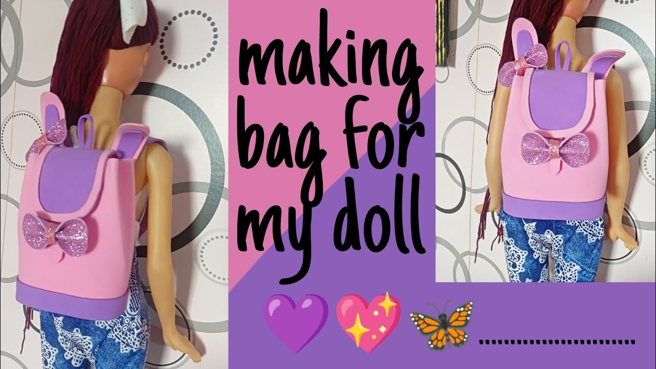 Making bag for my doll | DIY small bag |