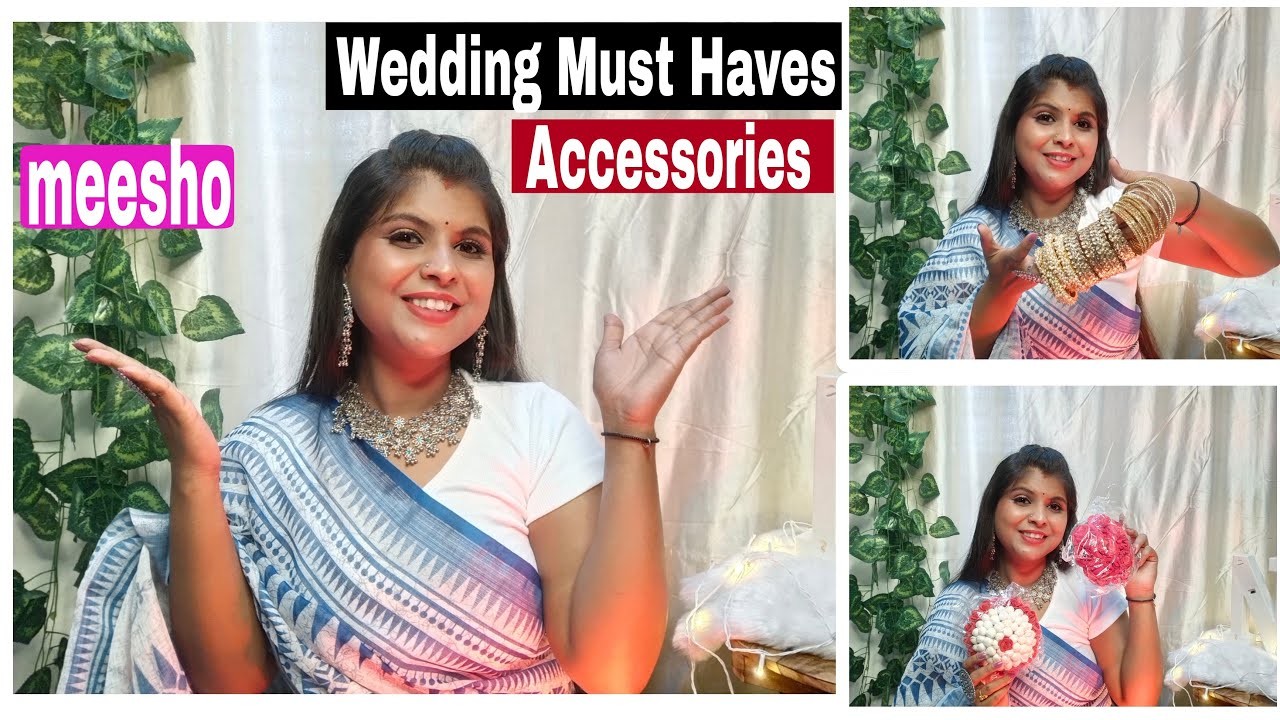 MEESHO MUST HAVE ACCESSORIES||Wedding Guest Accessories||Meesho haul||styling with neha#accessories