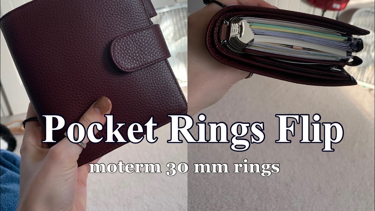 Moterm Pocket Rings Planner Flip Through | 30mm rings