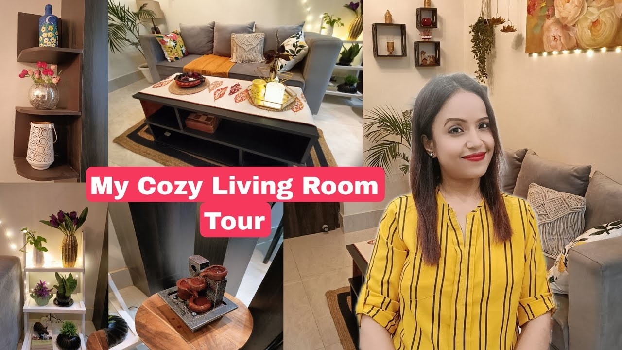 My Cozy Living Room Tour:Indian Home Decoration Ideas