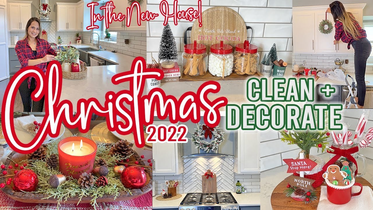 NEW! CHRISTMAS CLEAN & DECORATE WITH ME 2022. CHRISTMAS DECOR IDEAS 2022 Part 1