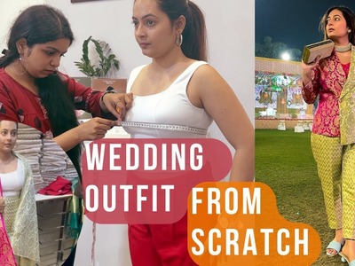 Outfit from scratch ft. Cloud Tailor | Lajpat Nagar Market Fabric Shopping