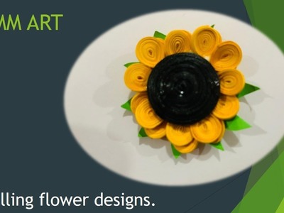 Quilling flower activity.quilling flower designs.