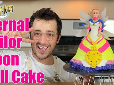 Sailor Moon Cake! - How to Make an Eternal Sailor Moon Doll Cake - Nerdy Cake Ideas