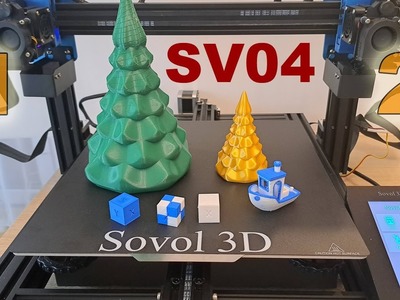 Sovol SV04 - a great IDEX (two color) 3D printer (review, testing)