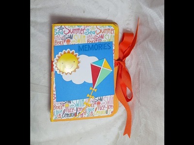 Summer Themed Mini Scrapbook Album