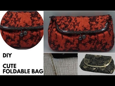 Super Easy Frame Bag | Bag Making Tutorial | KhemBuzz