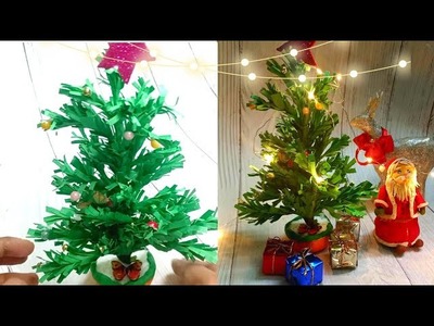3D Paper Christmas tree.How to make paper Christmas tree.Diy Christmas decor ideas