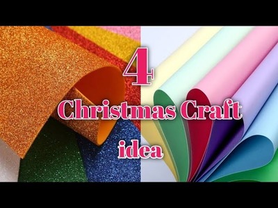 4 Christmas Decoration Ideas |  DIY Christmas Craft Idea