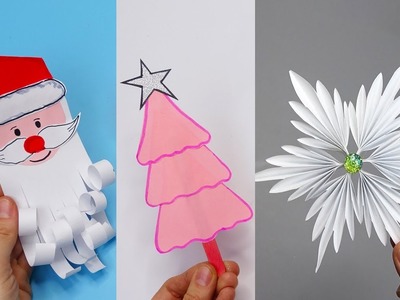 5 DIY christmas paper crafts - Paper christmas decorations 2023