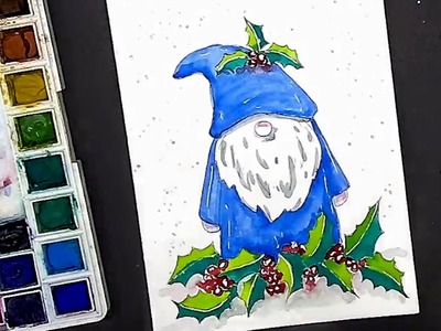 Be Jolly! Let's Draw a Quick Cute Winter Gnome Design