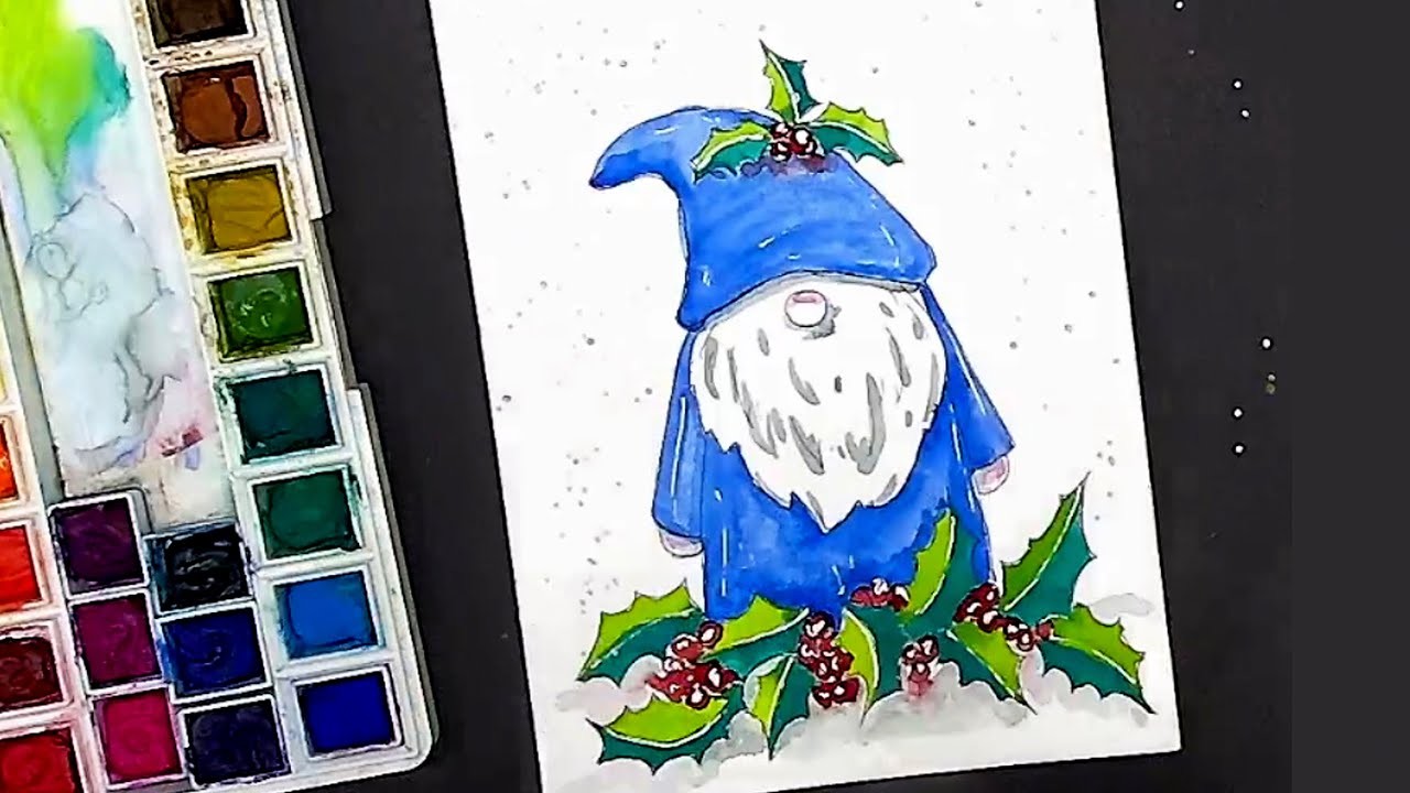 Be Jolly! Let's Draw a Quick Cute Winter Gnome Design