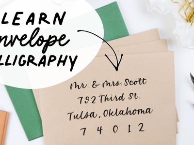 Calligraphy tips & tricks for addressing envelopes | The best way to handletter on envelopes!