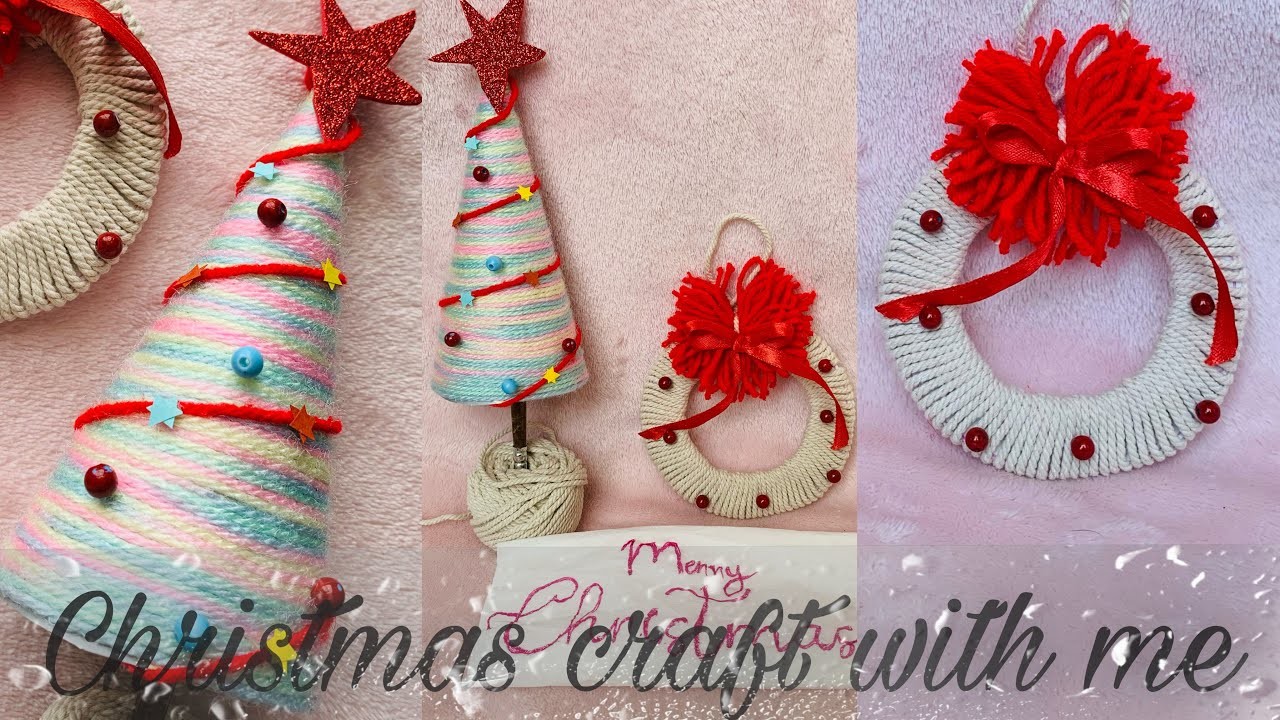 Christmas Craft Ideas | DIY Christmas Room Descor | Christmas Gift  Malayalam #mubashirashahsin