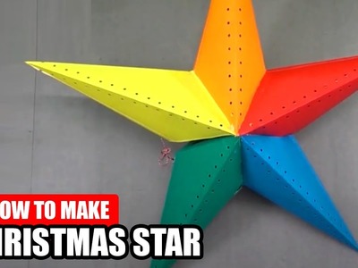 Christmas Star Making | DIY Christmas Star | How to make Christmas Star | How to Make A Hanging Star
