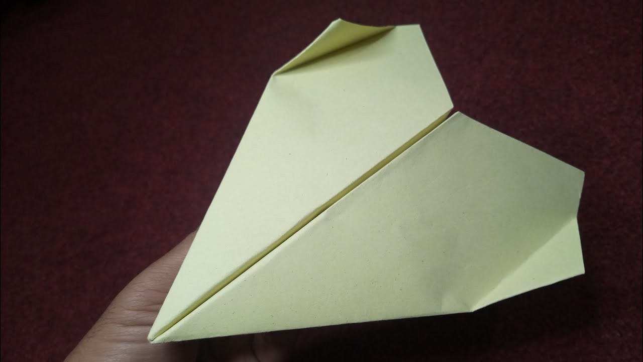 Como hacer un avion de papel con lanzador | how to make a diy papee aeroplane using a4 size paper