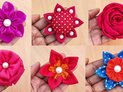 DIY: All In One Video Fabric Flower Making | Kapde Ke Phool Banana, Cloth Flower Making