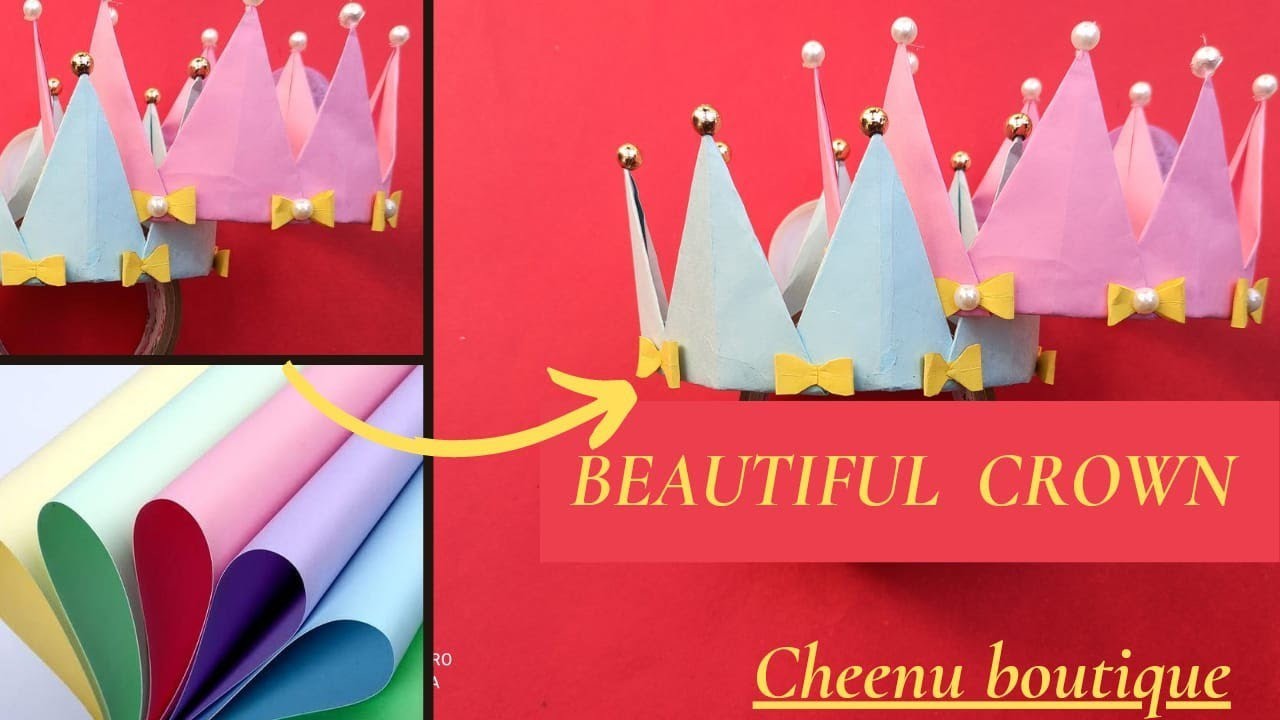 DIY beautiful crown making | paper crafting ideas | #creative #diy #handmade #artwork #papercraft