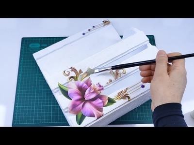 DIY Decorative Magazine and Newspaper Holder - Cardboard Crafts ideas