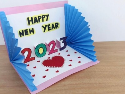 DIY - Greetings Card For Happy New Year 2023 | Handmade Greetings Card
