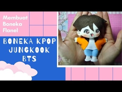 DIY Membuat Boneka JUNGKOOK BTS. How to make JUNGKOOK BTS doll