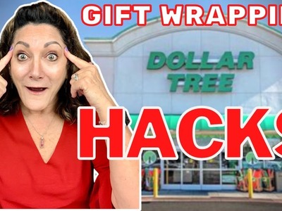 DON’T BUY Wrapping Paper! Try These Dollar Tree Gift Wrap HACKS