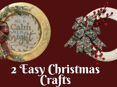 Easiest Christmas Wreath Tutorial | DIY Christmas Decor | Christmas Wreath DIY | Easy Christmas DIY