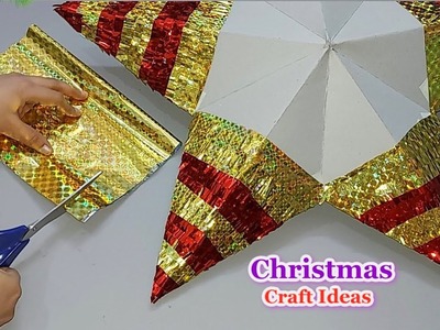 Easy Christmas Star made with simple materials |DIY Affordable Christmas craft idea????287