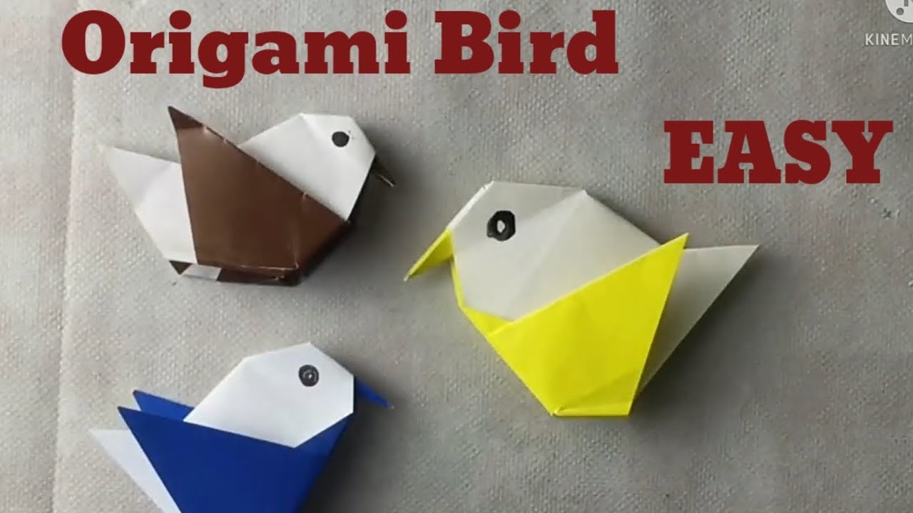 Easy Origami Birds - Origami Tutorial - easy origami