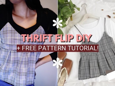 Easy Peplum Top DIY for Beginners + Free Pattern Tutorial!