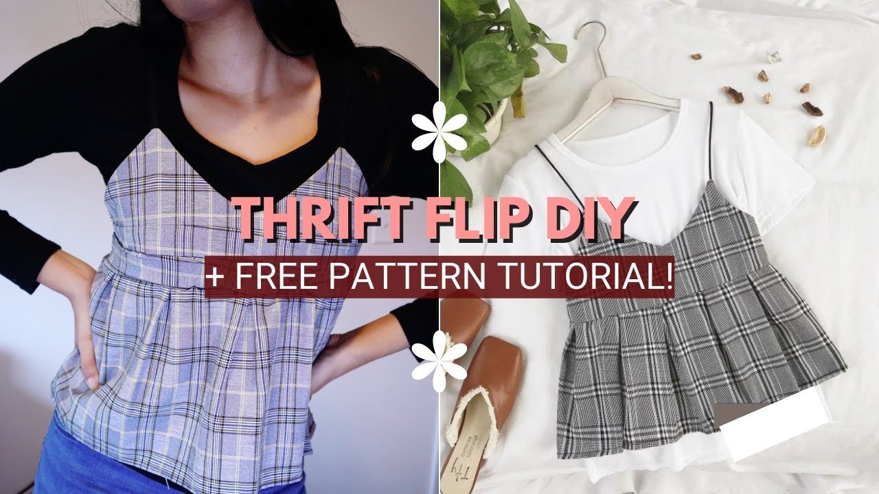 Easy Peplum Top DIY for Beginners + Free Pattern Tutorial!