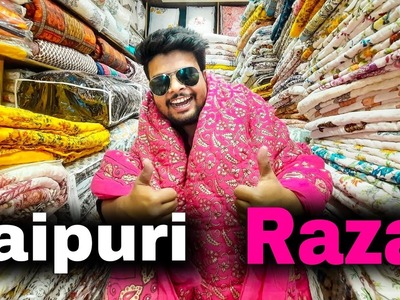 Exclusive Hand Block Jaipuri Razai, Bedsheets, Dohar, Bedcover, Quilts at Khandelwal Handloom Jaipur