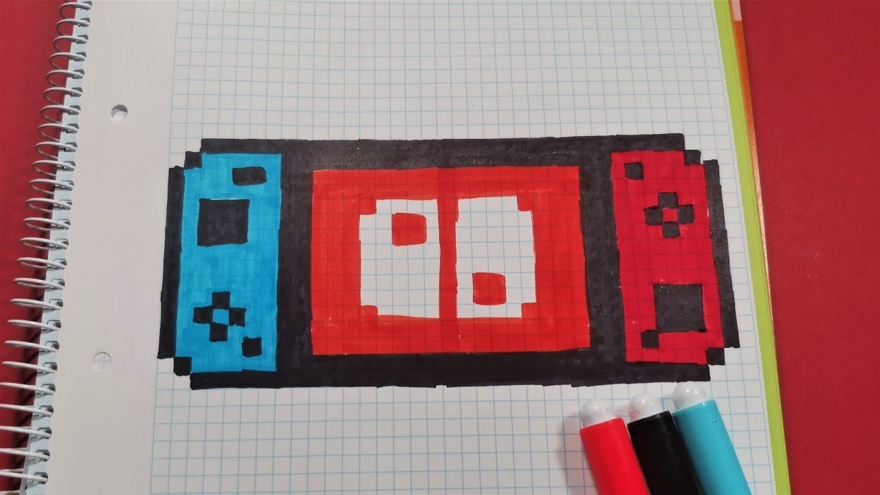 How to Draw NINTENDO SWITCH | Pixel Art