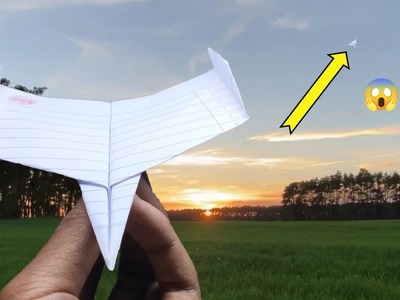 How to make Easy paper airplane that fly far , How to make a paper airplane