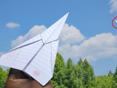 How to make Easy paper Airplane That Fly Far | Easy Paper Airplane